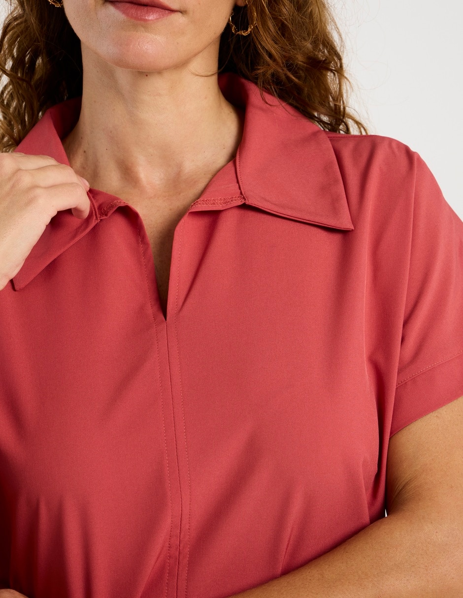 Blusa manga corta para mujer 5