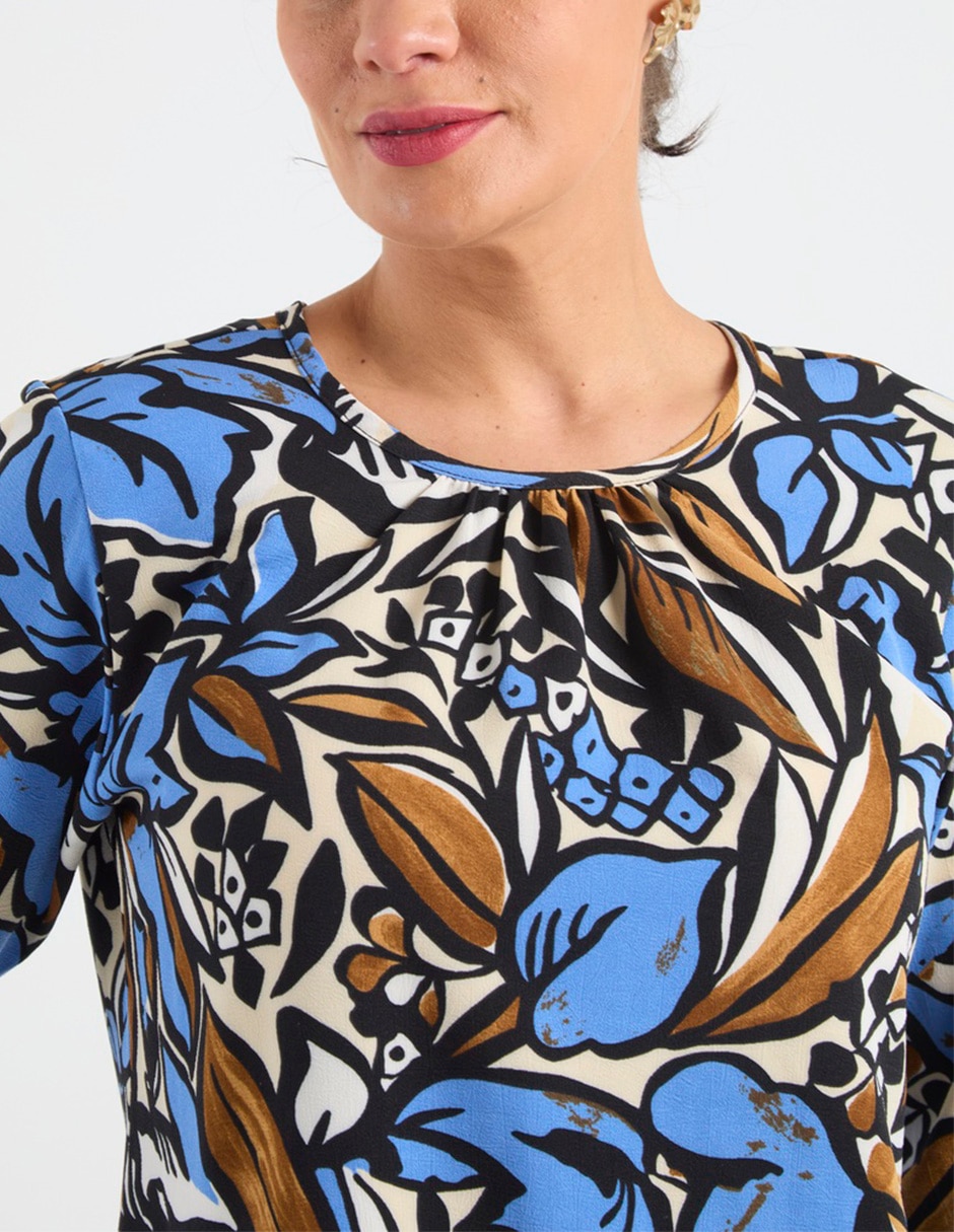 Blusa manga 3/4 para mujer 4