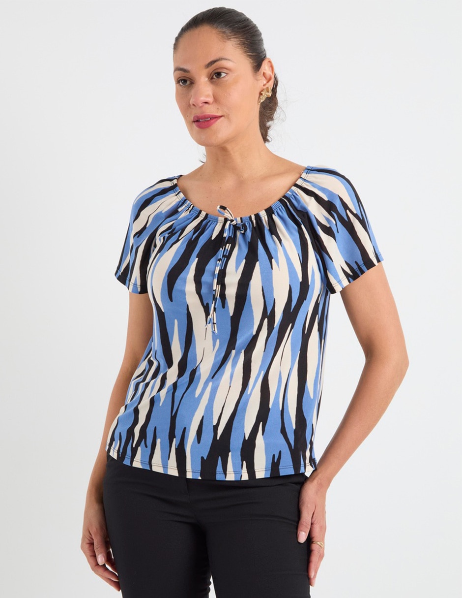 Blusa manga corta para mujer 2