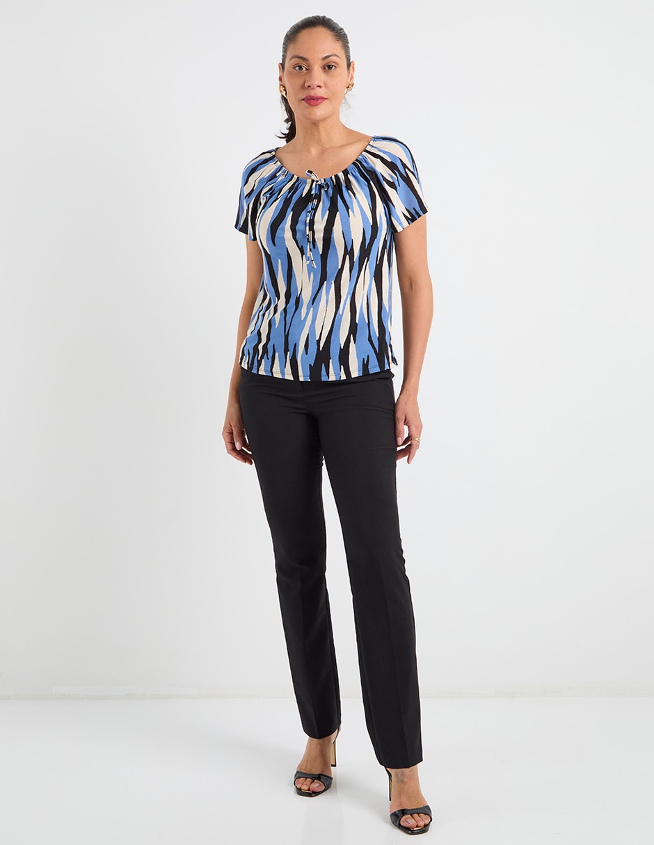 Blusa manga corta para mujer 3