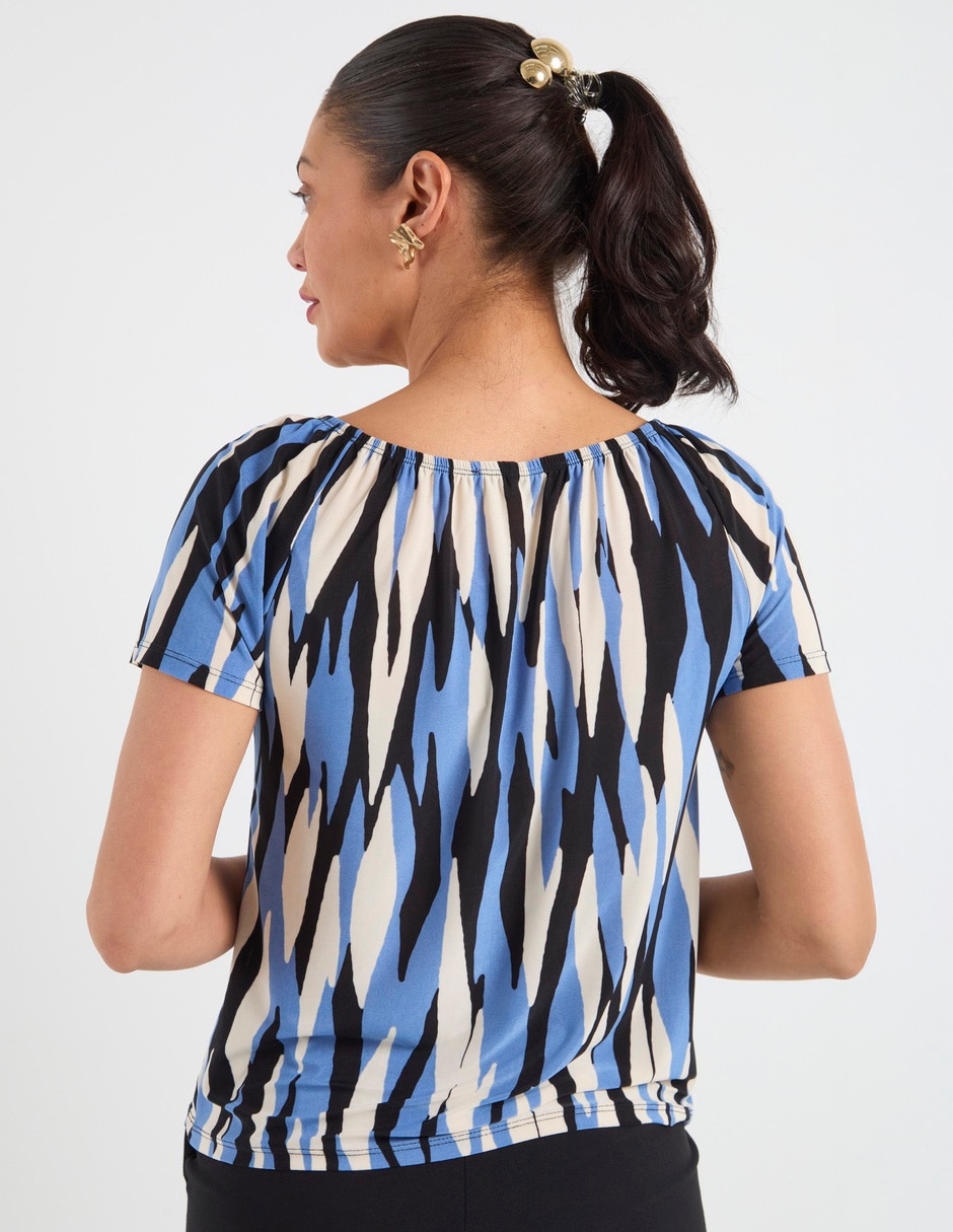 Blusa manga corta para mujer 6