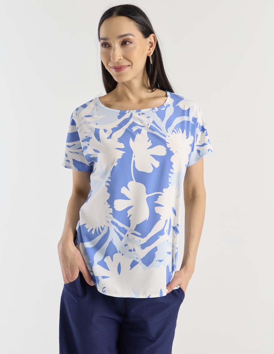 Blusa manga corta para mujer 2
