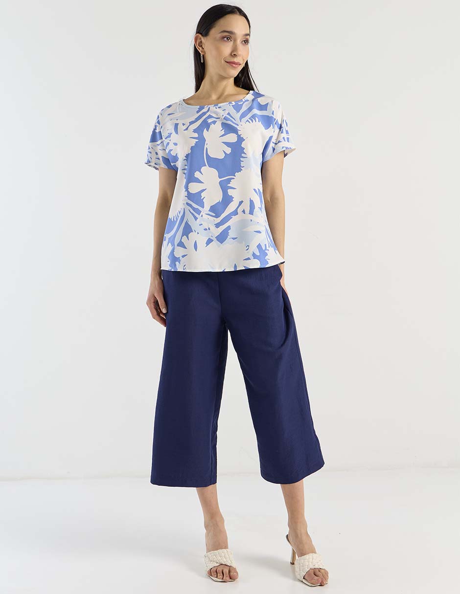 Blusa manga corta para mujer 3