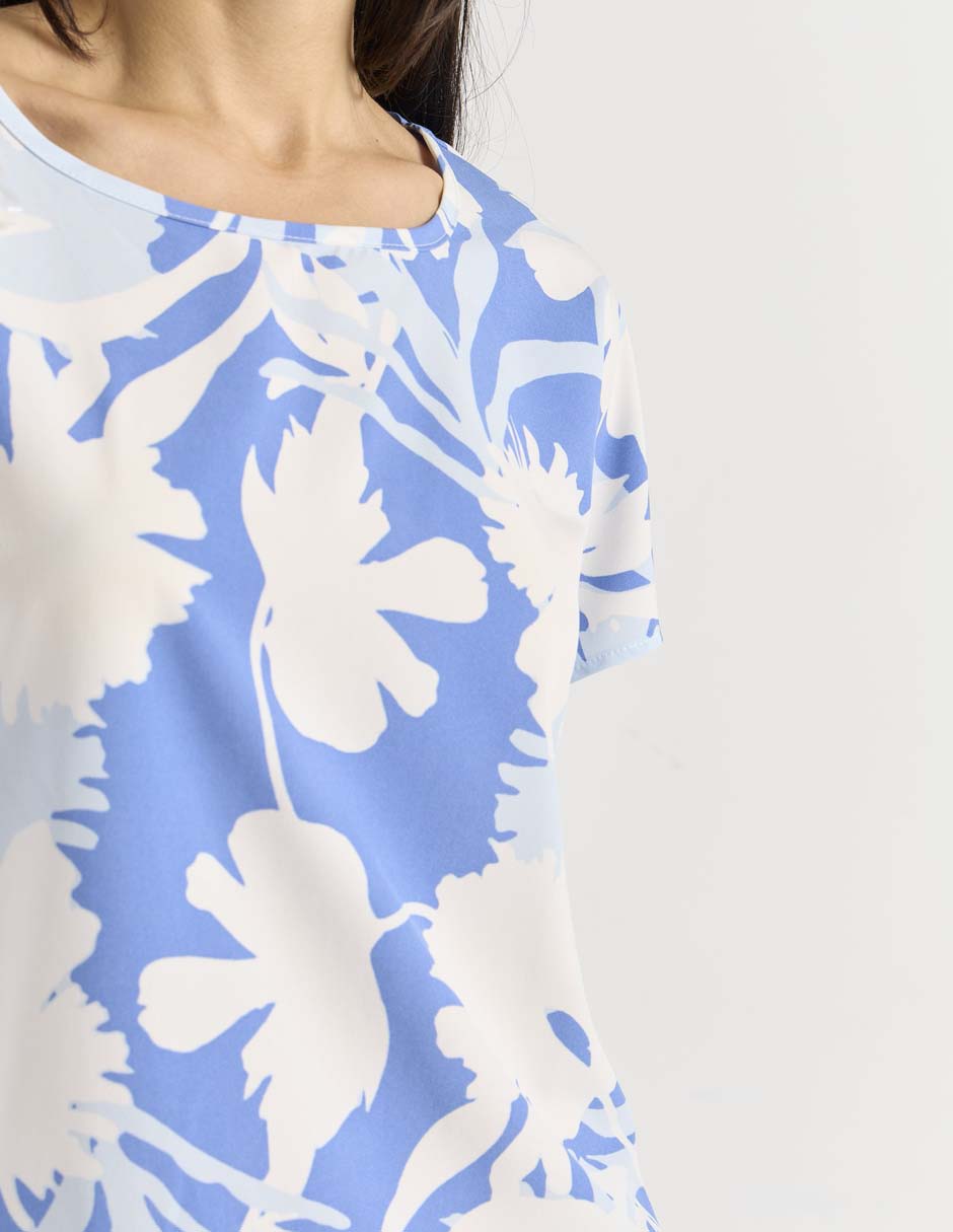 Blusa manga corta para mujer 4