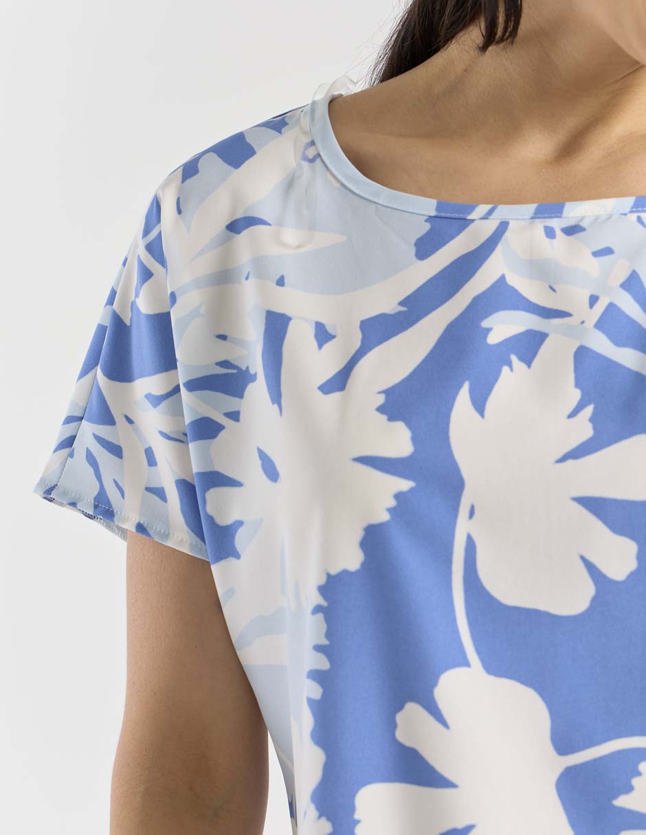 Blusa manga corta para mujer 5