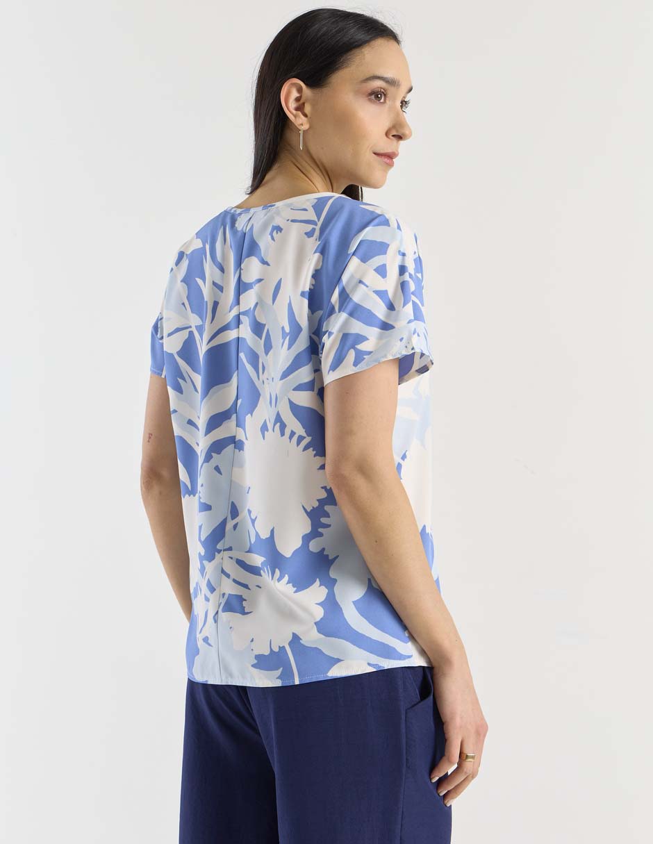 Blusa manga corta para mujer 6