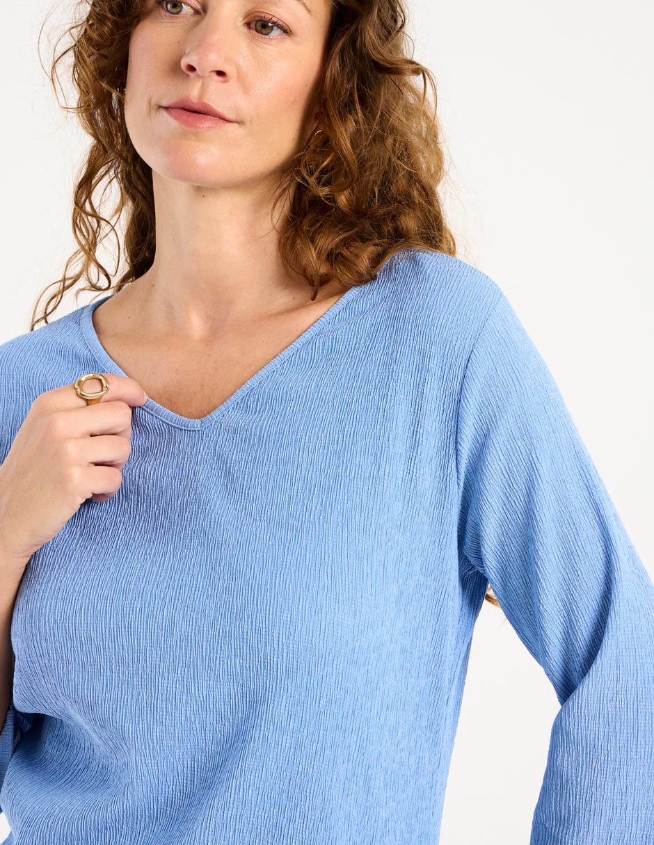 Blusa manga 3/4 para mujer 4