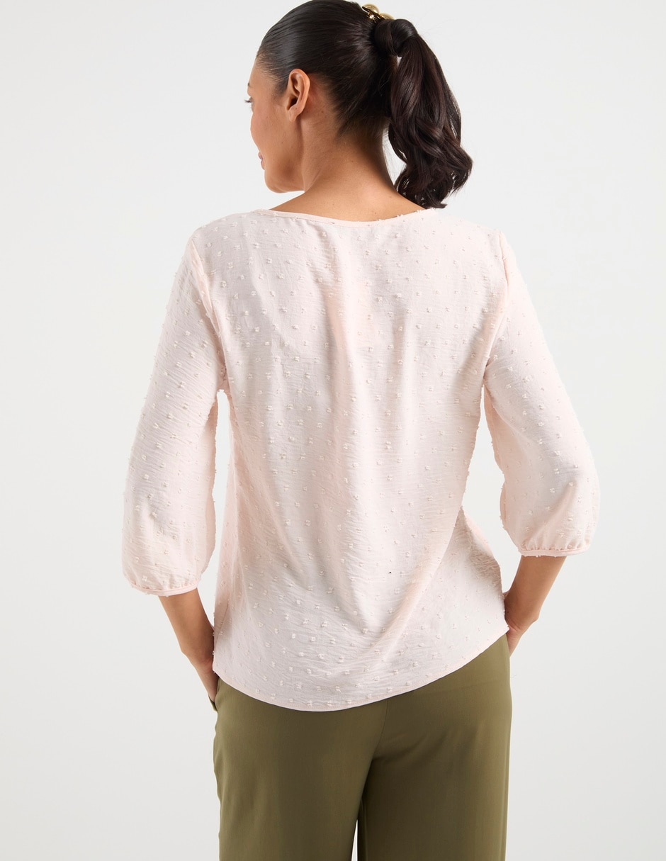 Blusa manga 3/4 para mujer 6