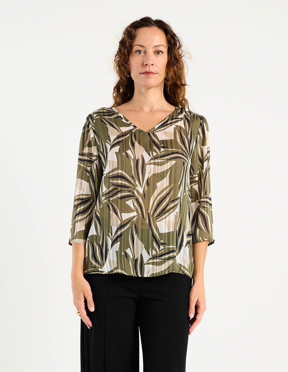 Blusa manga 3/4 para mujer 2