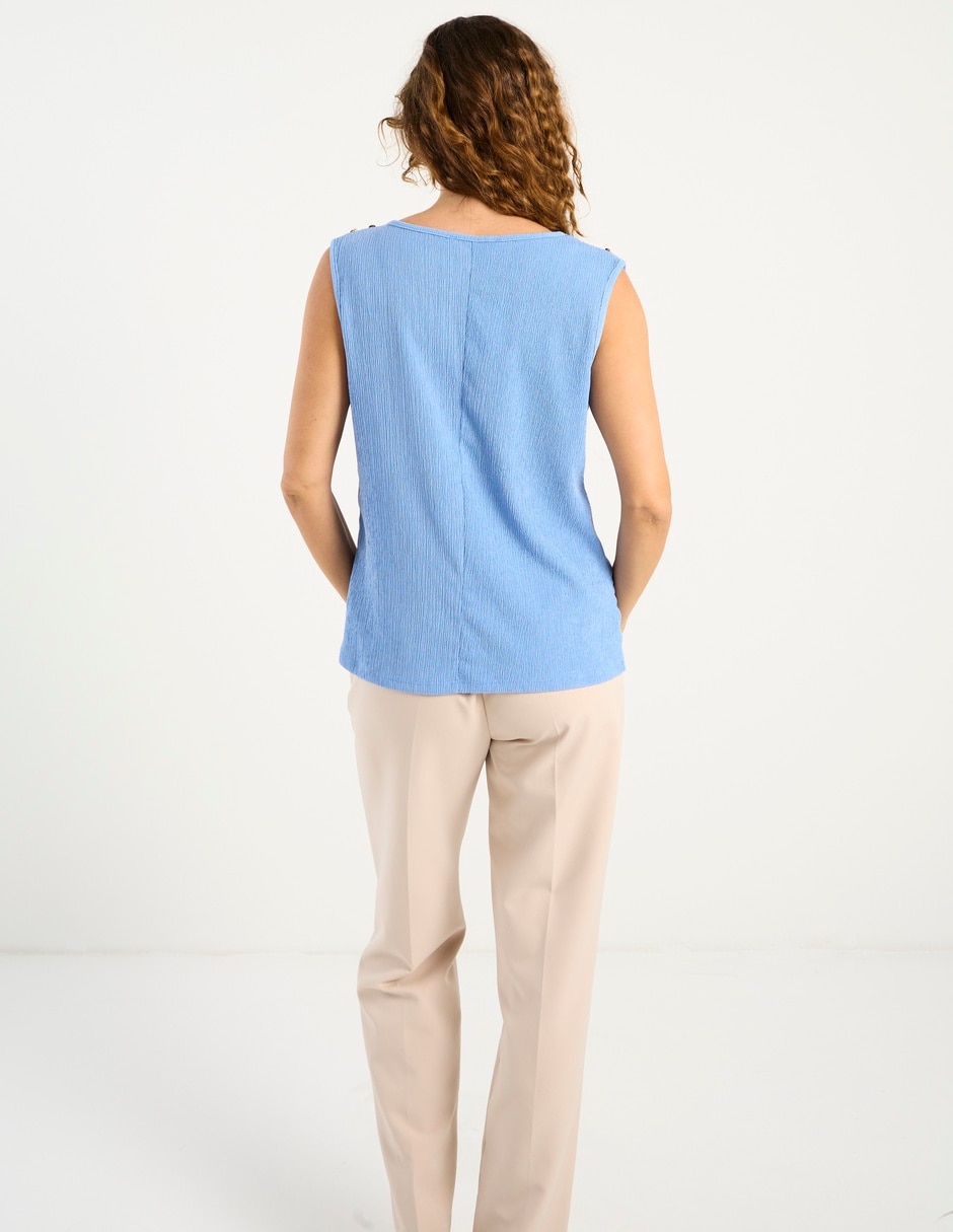 Blusa sin manga para mujer 6