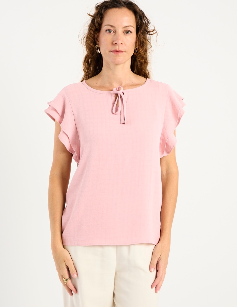 Blusa manga corta para mujer 2