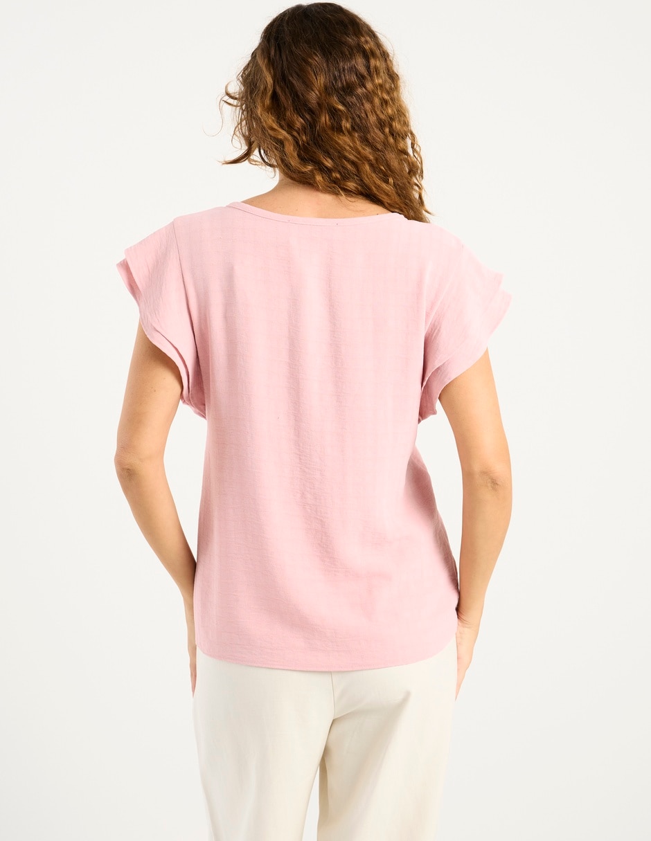 Blusa manga corta para mujer 6
