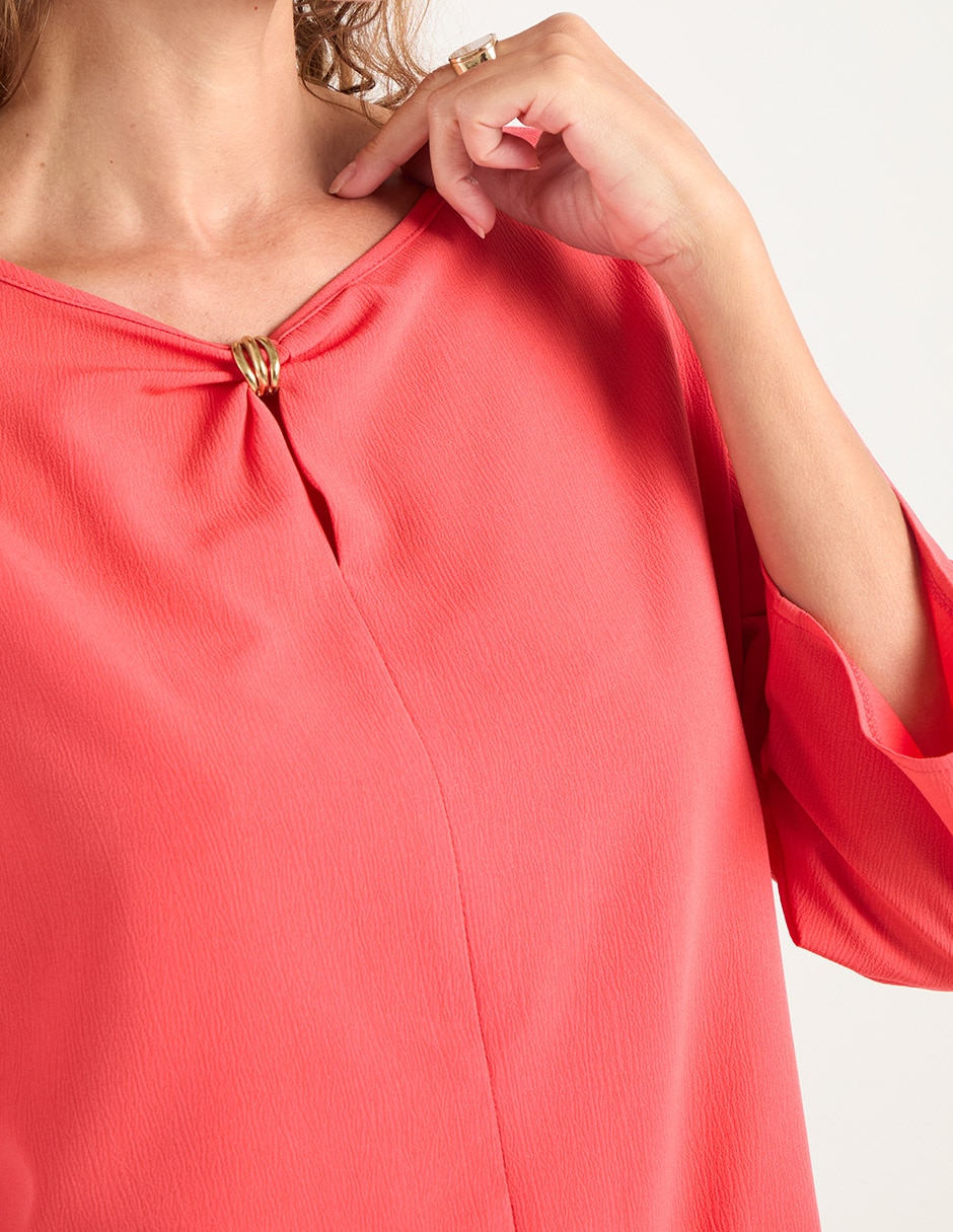 Blusa manga 3/4 para mujer 4