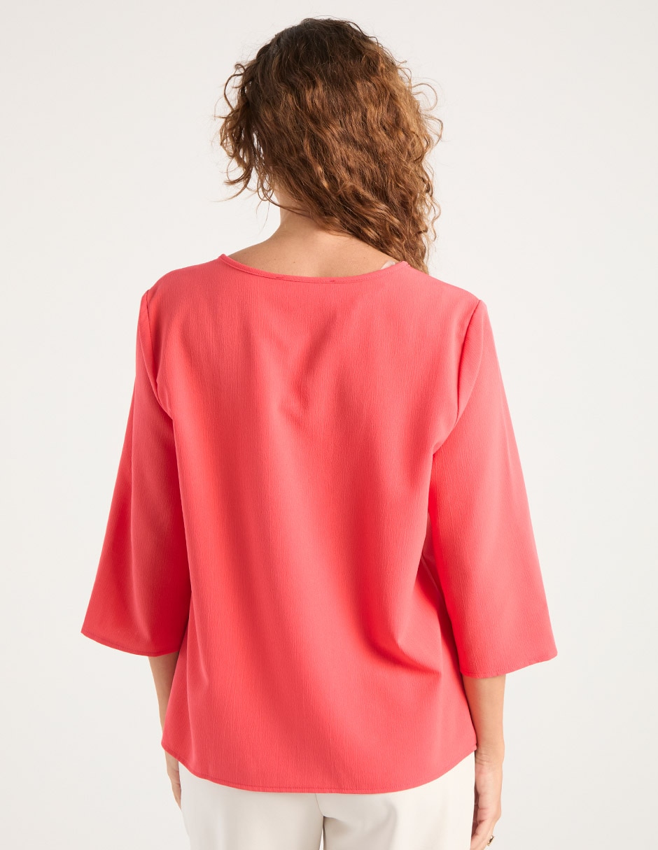 Blusa manga 3/4 para mujer 6