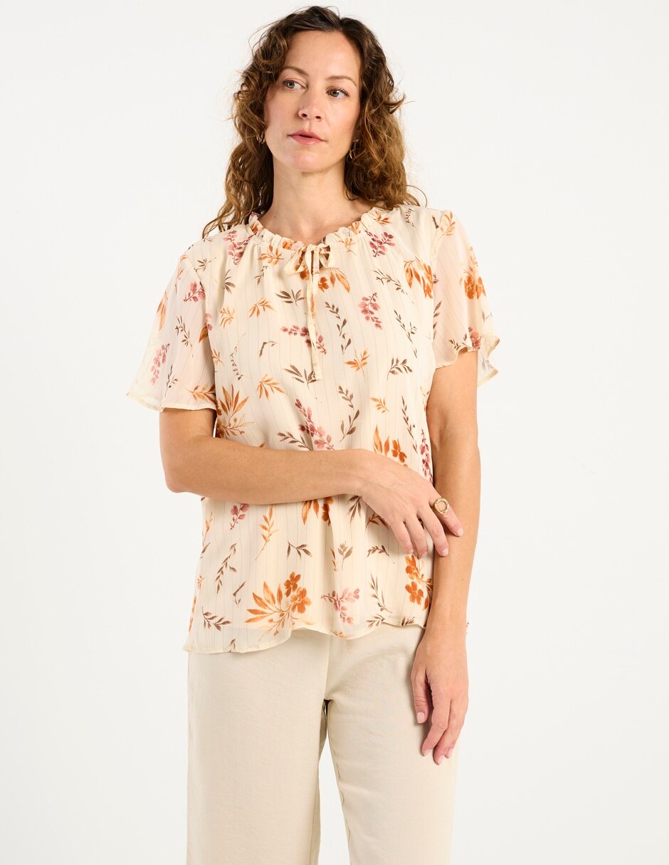 Blusa manga corta para mujer 2