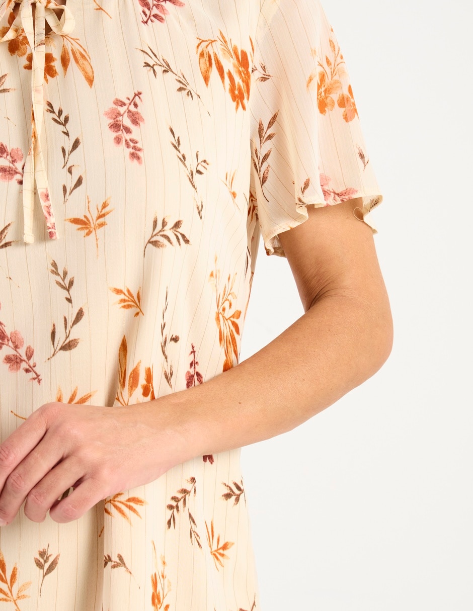 Blusa manga corta para mujer 5