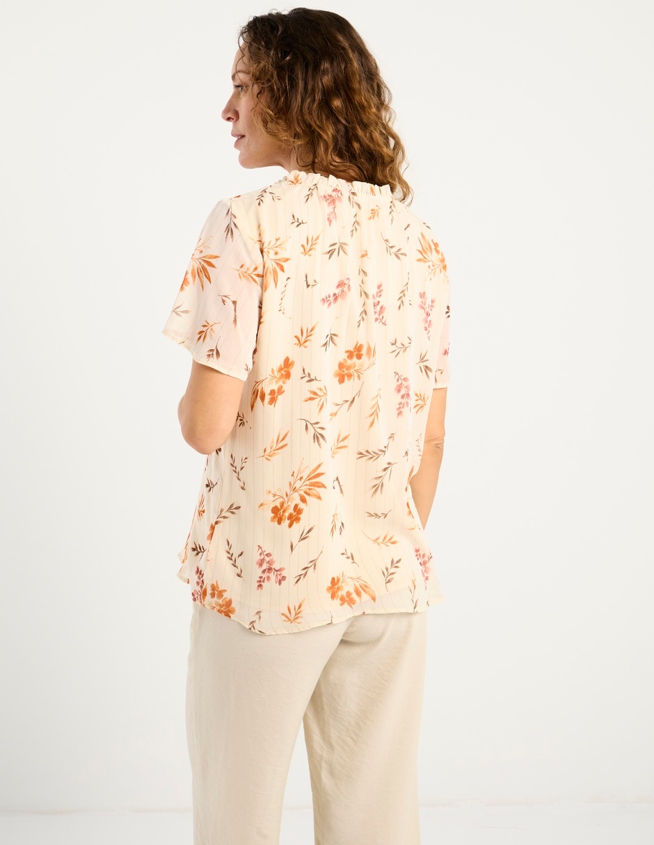 Blusa manga corta para mujer 6