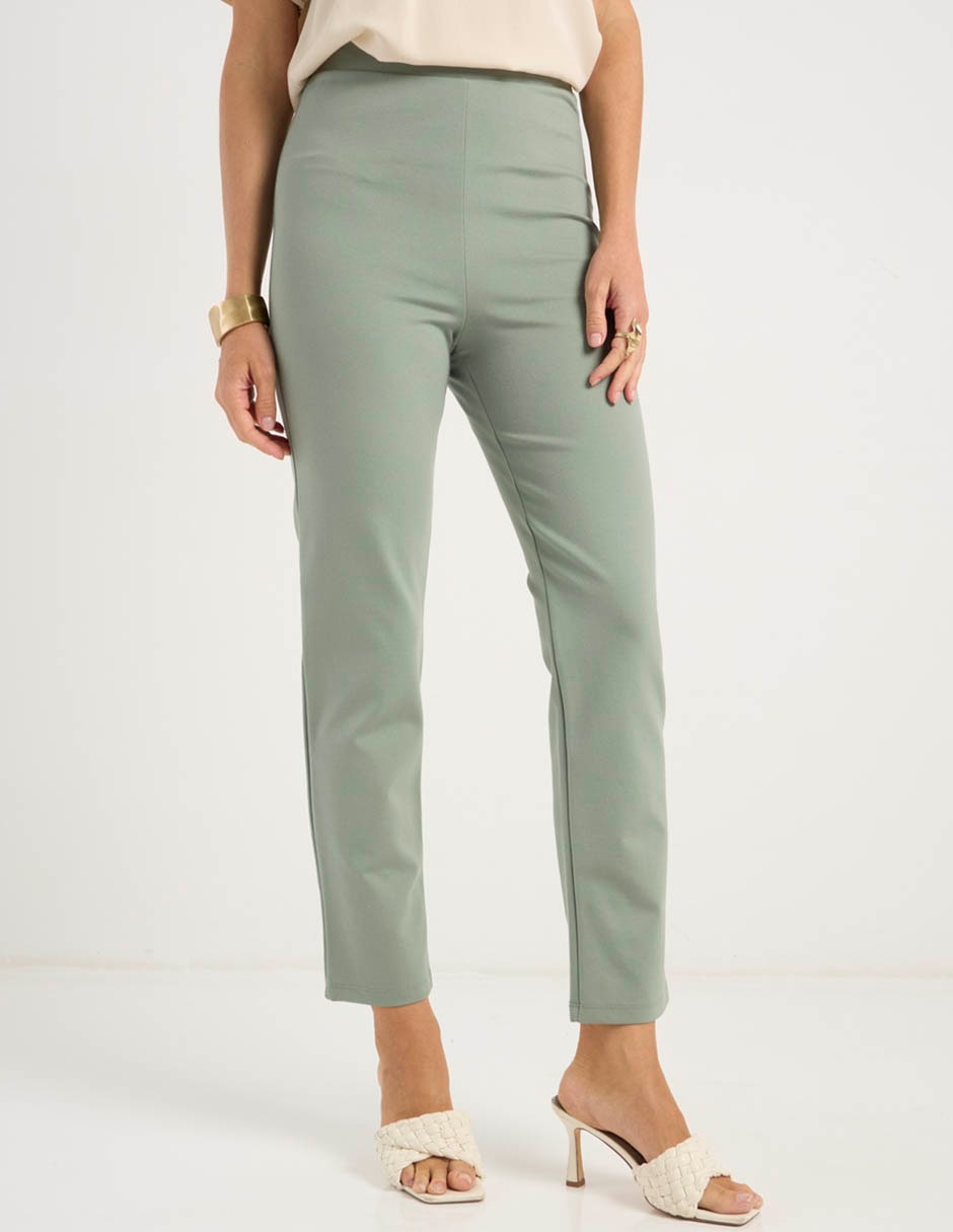 Legging cintura alta con pretina para mujer Legging cintura alta con pretina para mujer