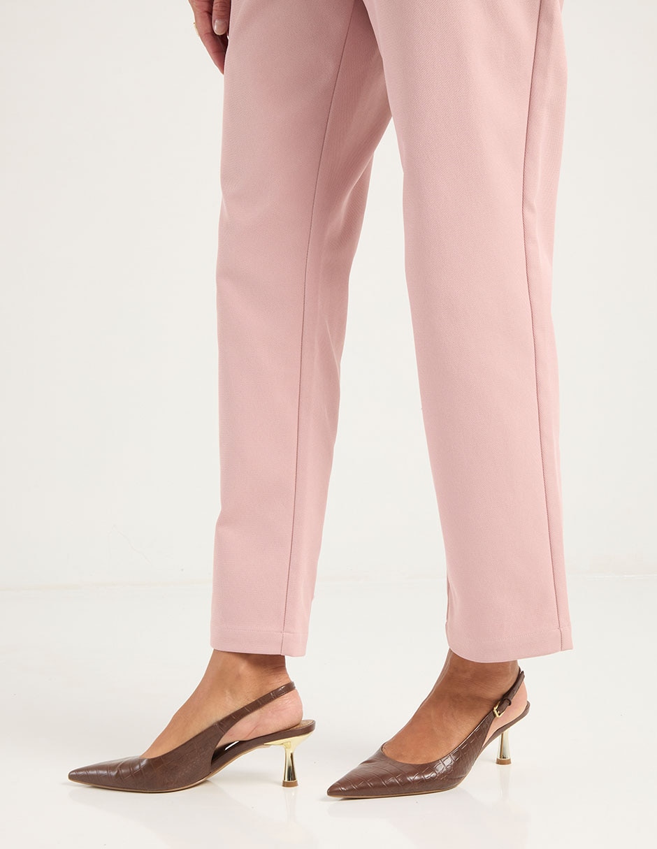 PANTALON LA MODE, 28, MALVA SUAVE LISO