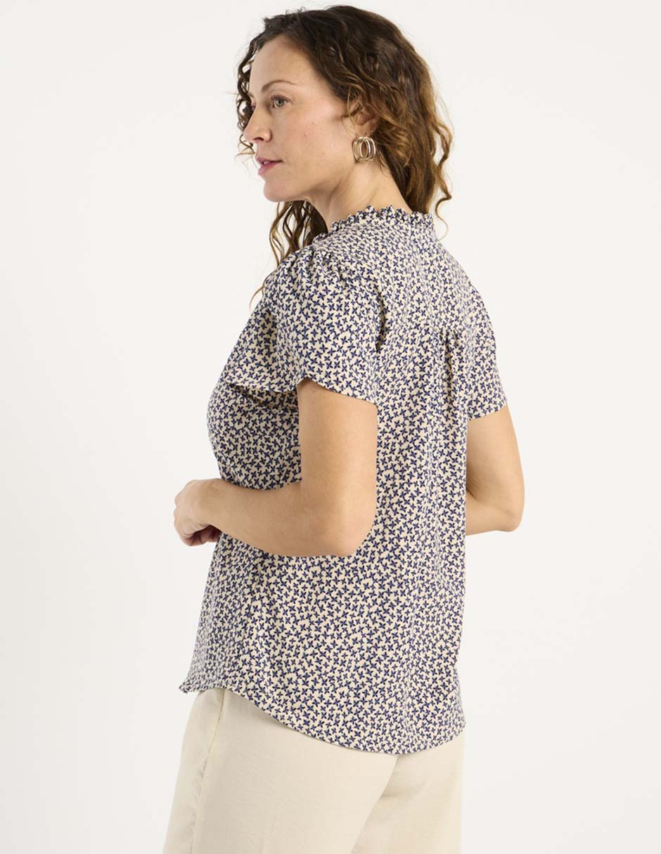Blusa manga corta para mujer 6