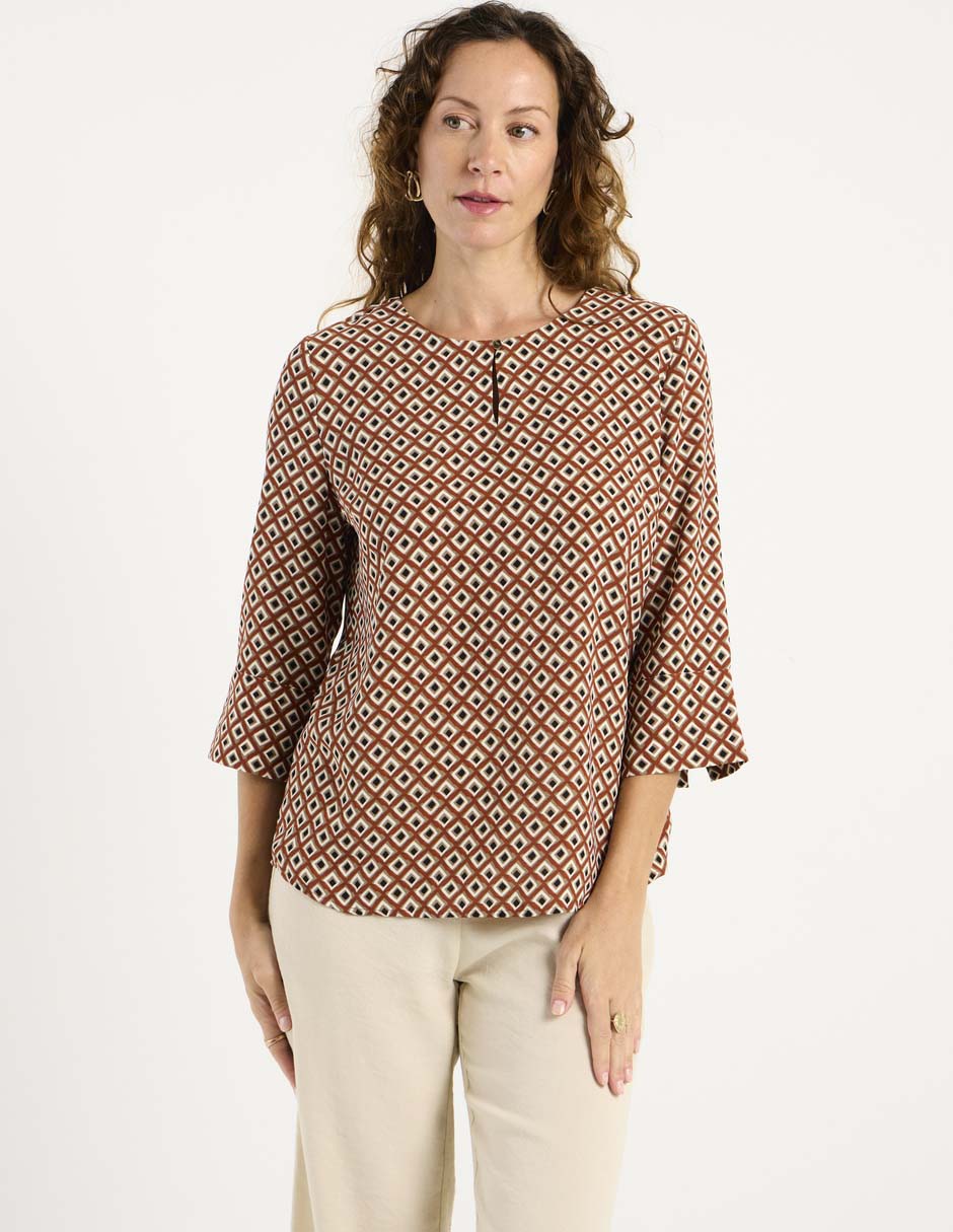 Blusa manga 3/4 para mujer 2