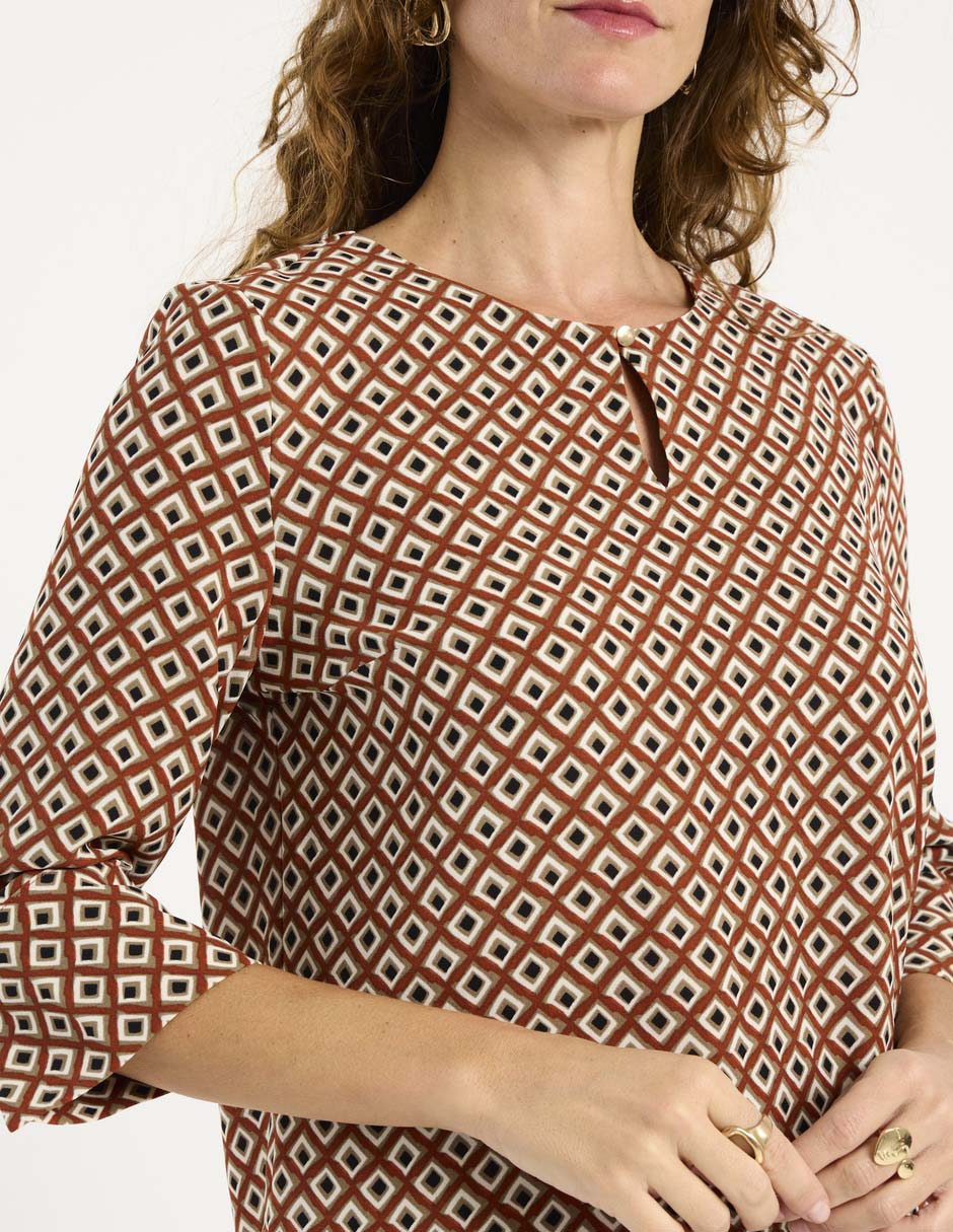 Blusa manga 3/4 para mujer 5