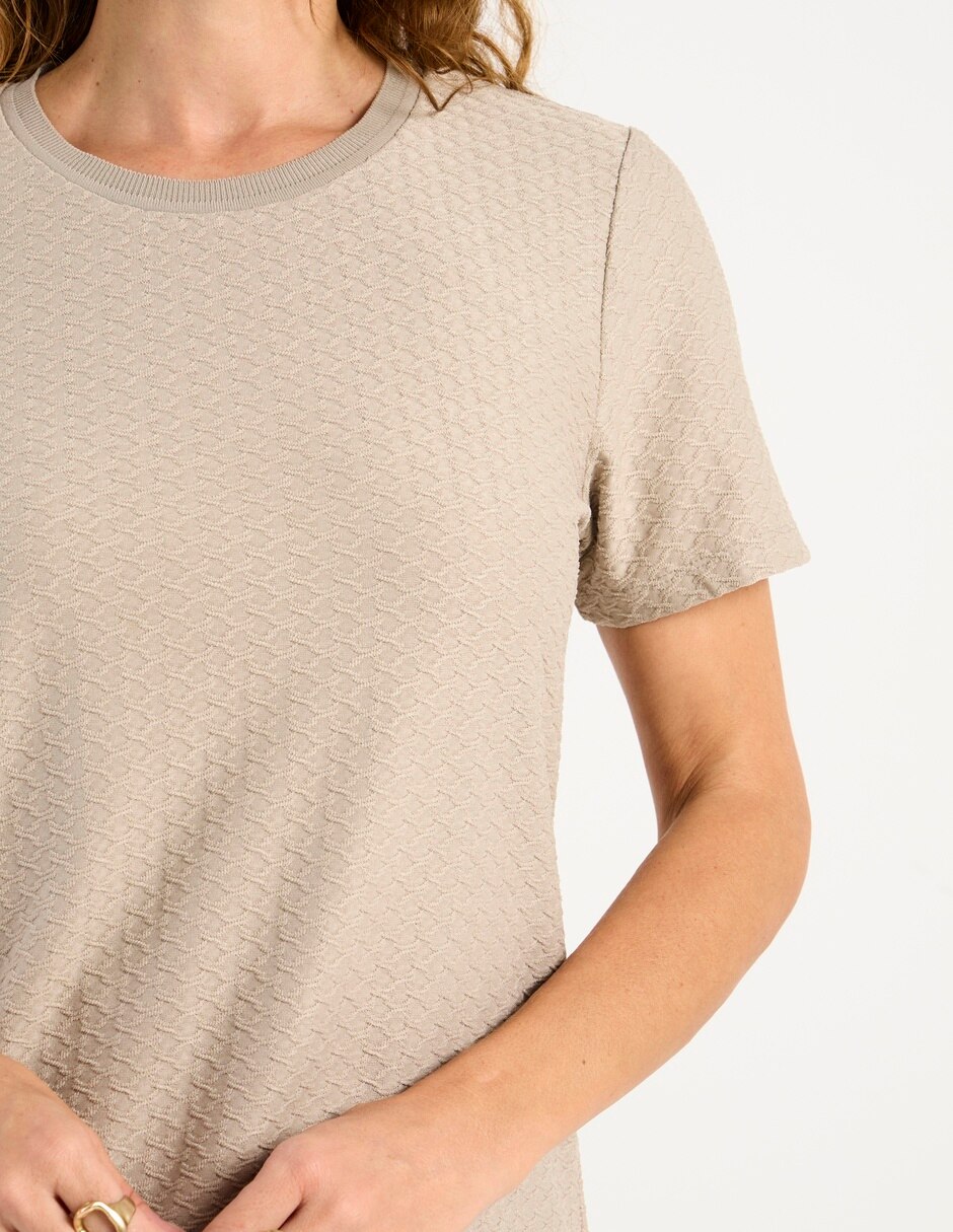 Blusa manga corta para mujer 5