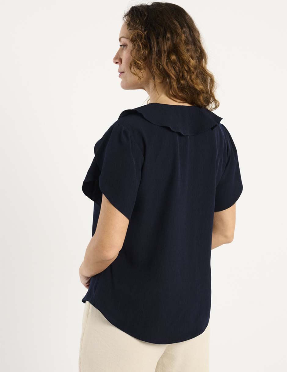 Blusa manga corta para mujer 6