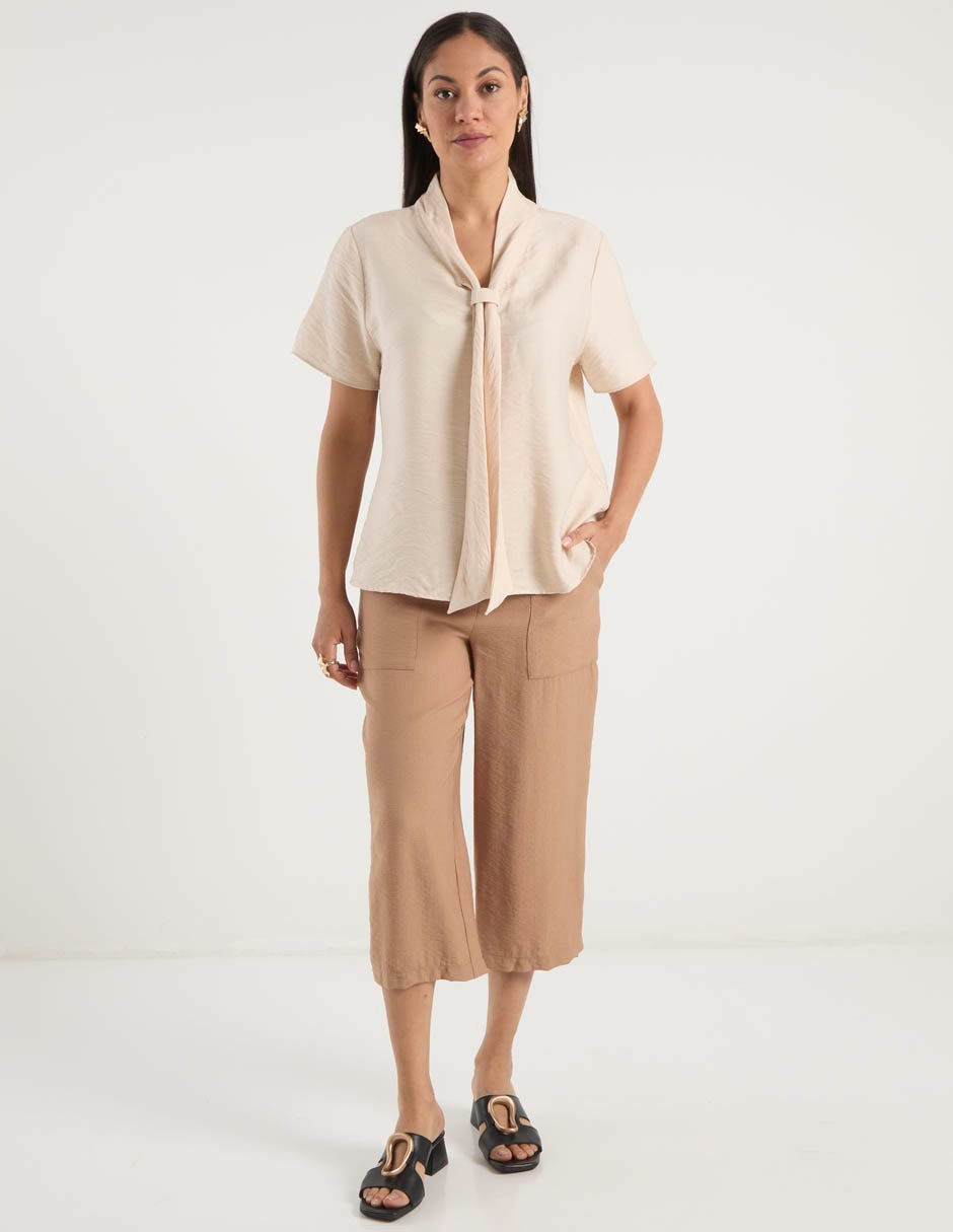 Blusa manga corta para mujer 3