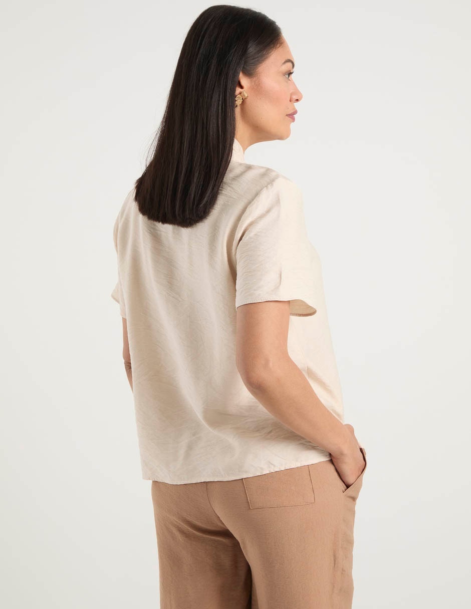Blusa manga corta para mujer 6