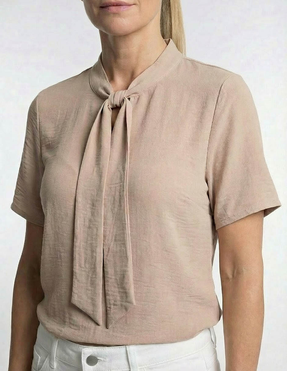 Blusa manga corta para mujer 4