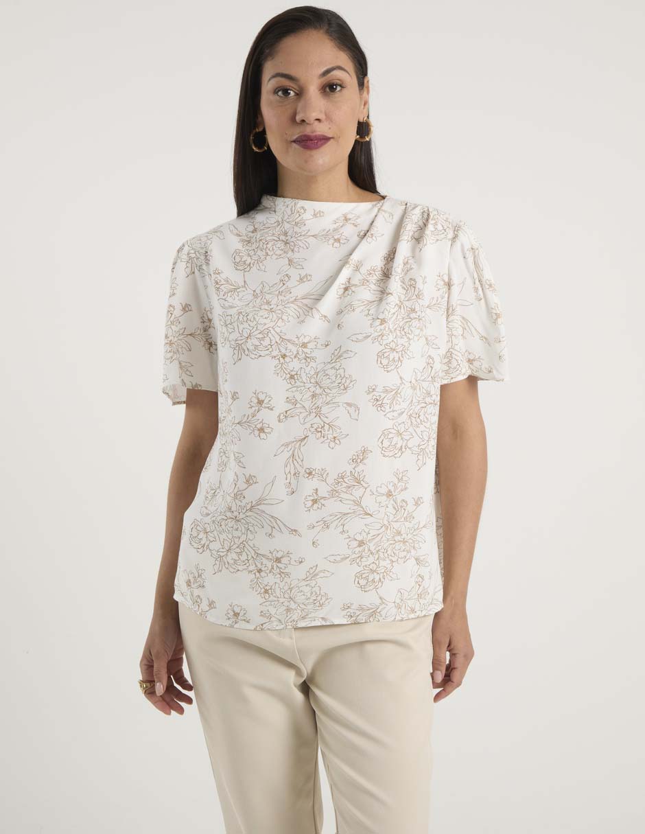 Blusa manga corta para mujer Blusa manga corta para mujer