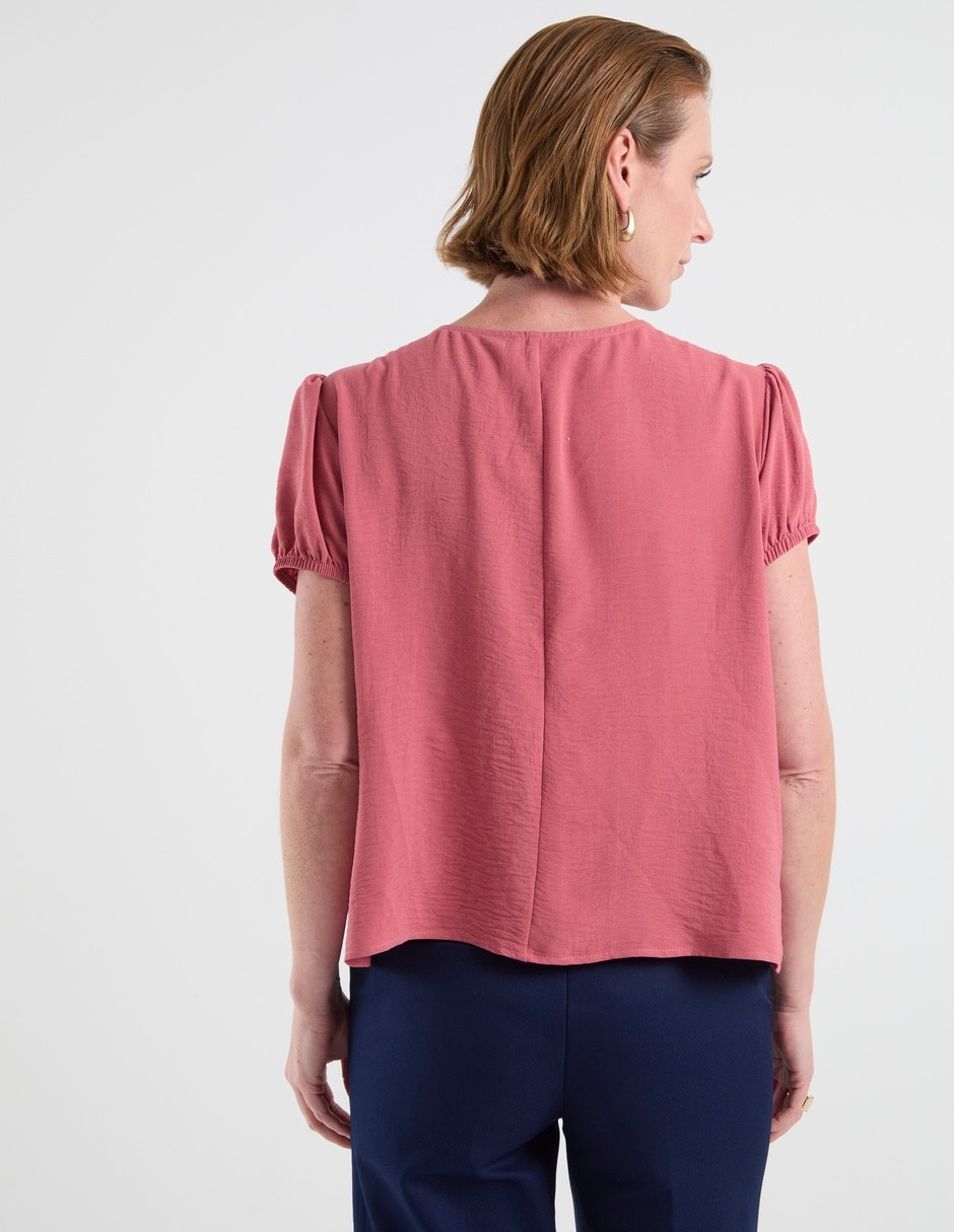 Blusa manga corta para mujer 6