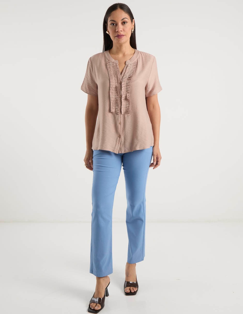 Blusa manga corta para mujer 3