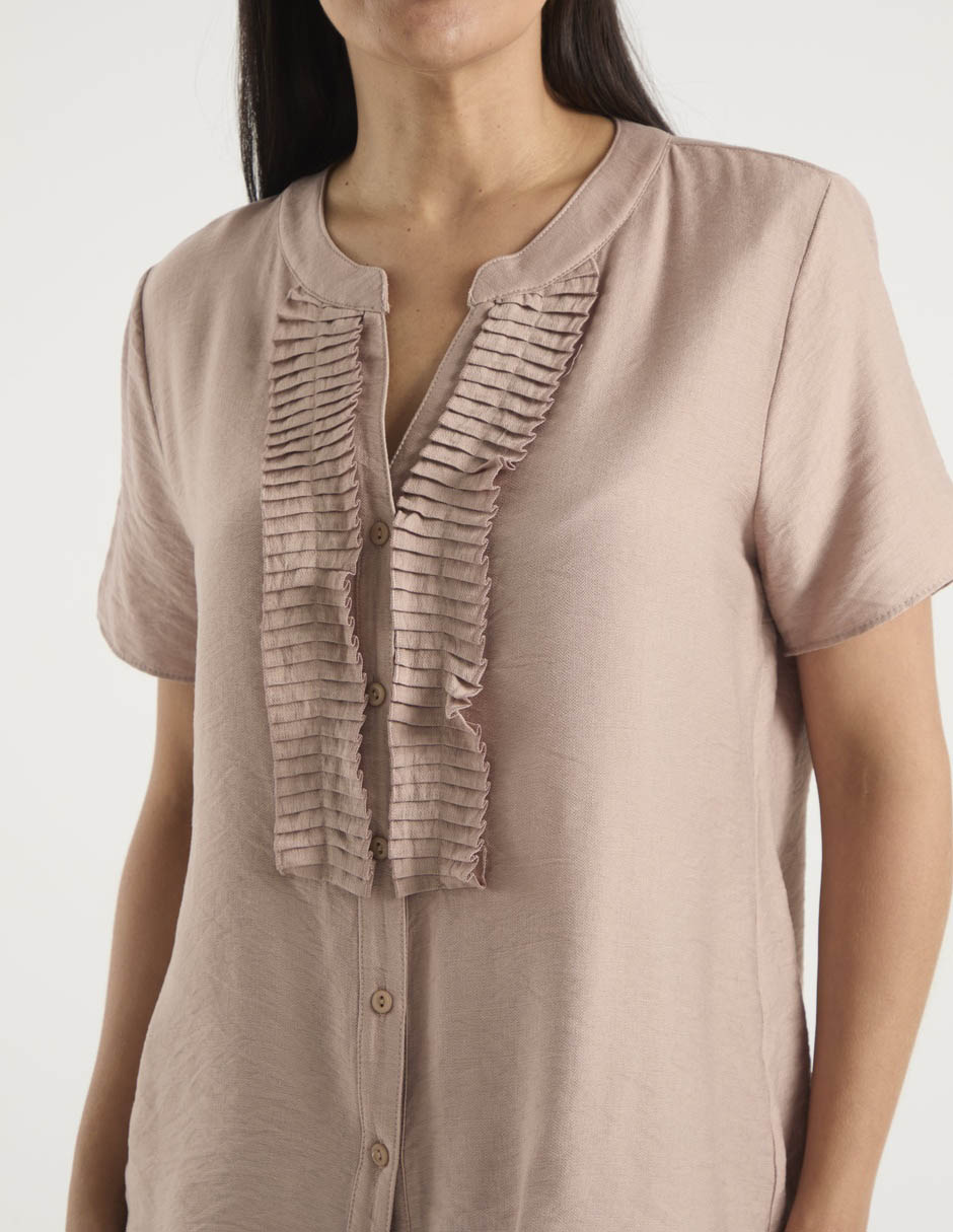 Blusa manga corta para mujer 5