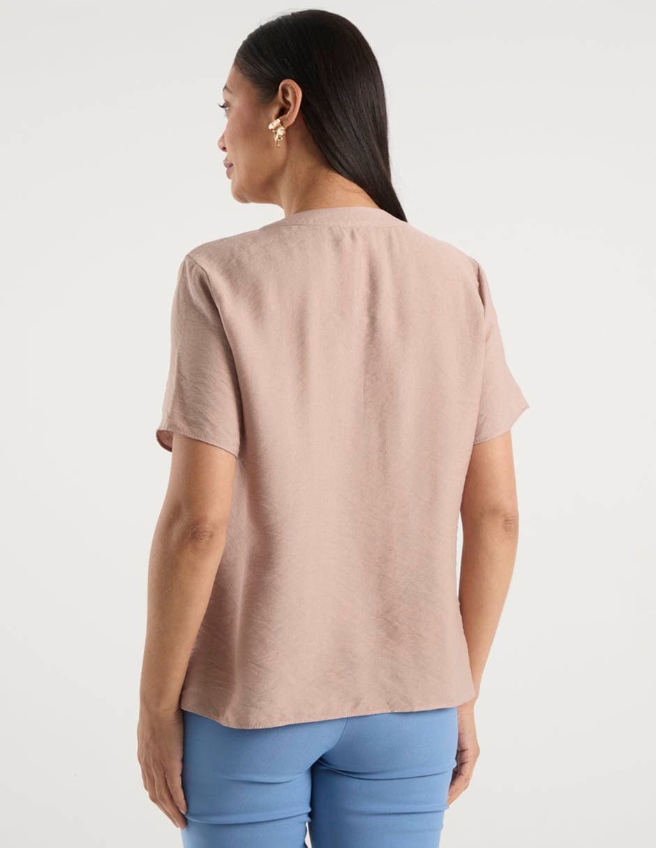Blusa manga corta para mujer 6