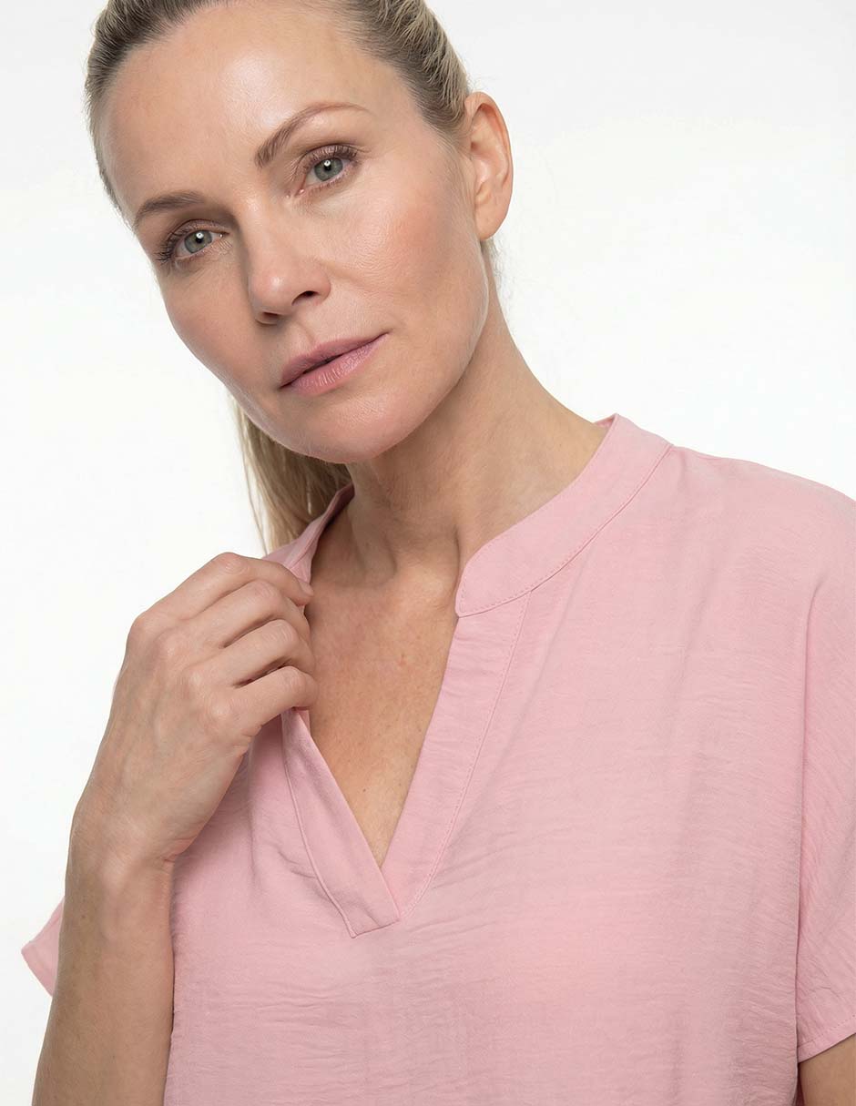 Blusa manga corta para mujer 4