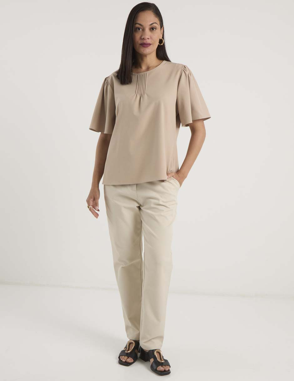 Blusa manga corta para mujer 3