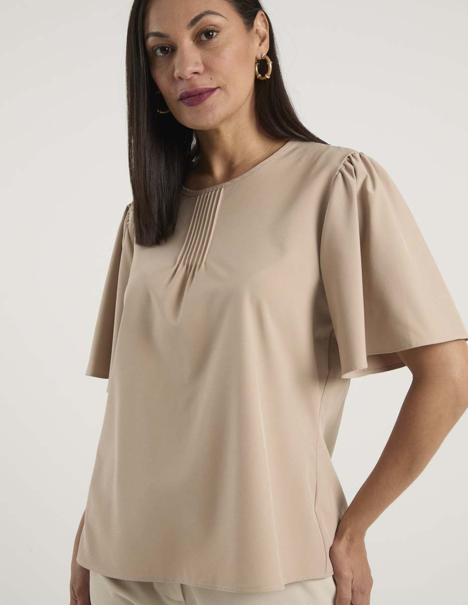 Blusa manga corta para mujer 5