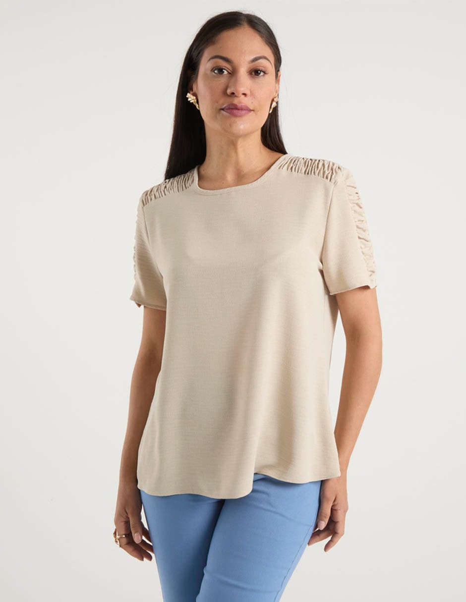 Blusa manga corta para mujer 2