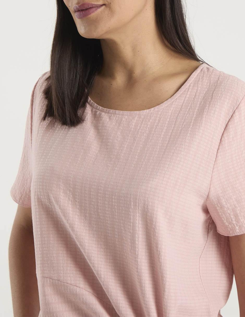 Blusa manga corta para mujer 4