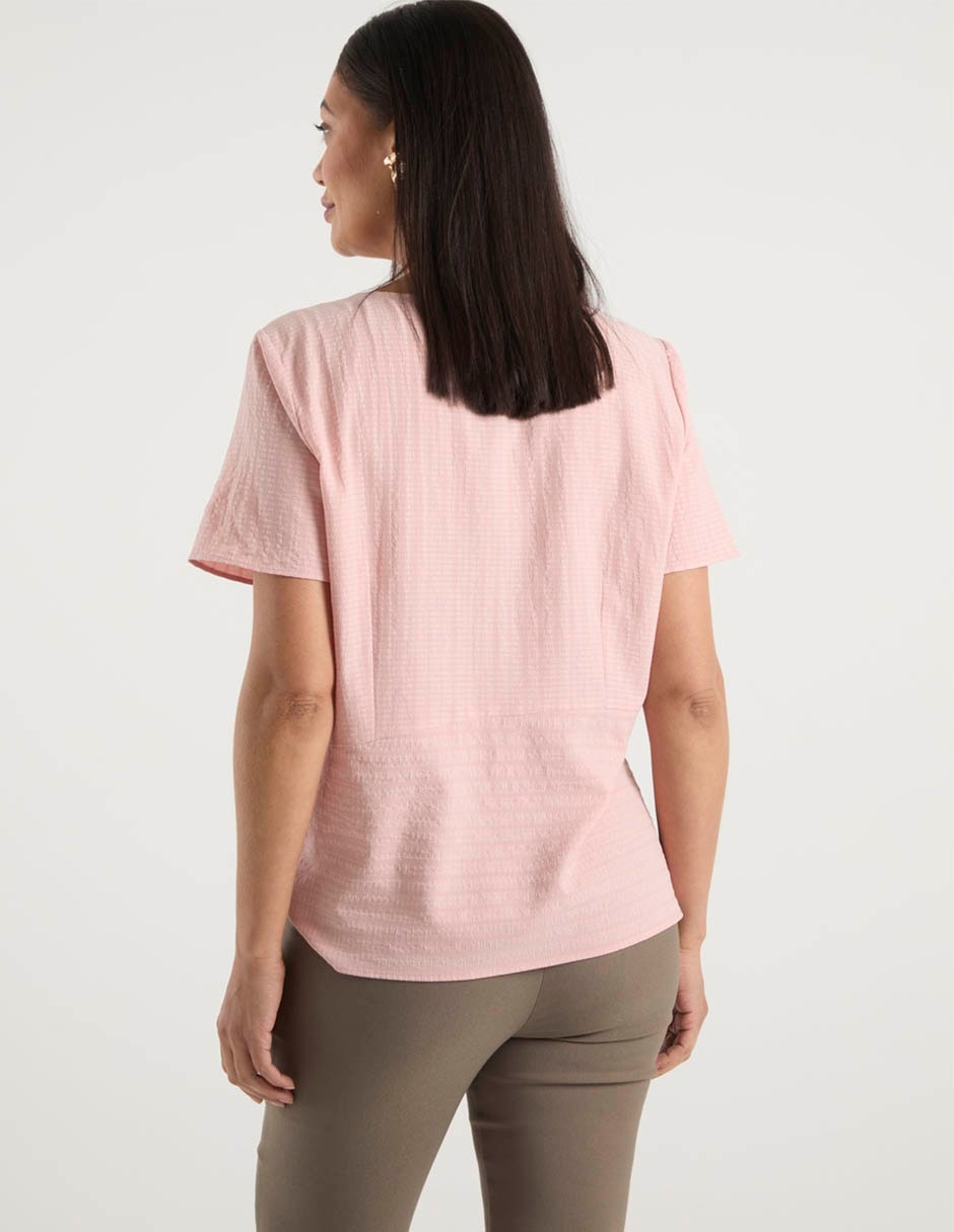 Blusa manga corta para mujer 6