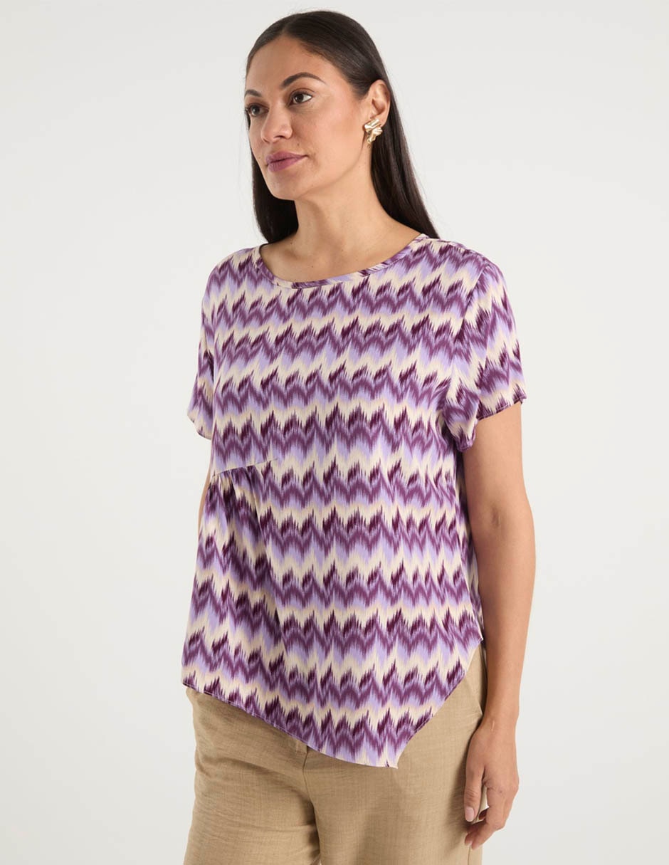 Blusa manga corta para mujer Blusa manga corta para mujer