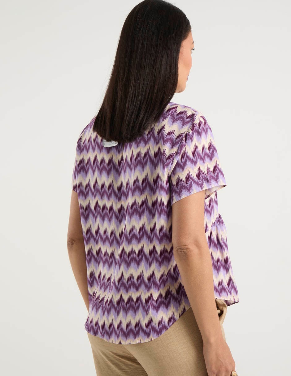 Blusa manga corta para mujer 6