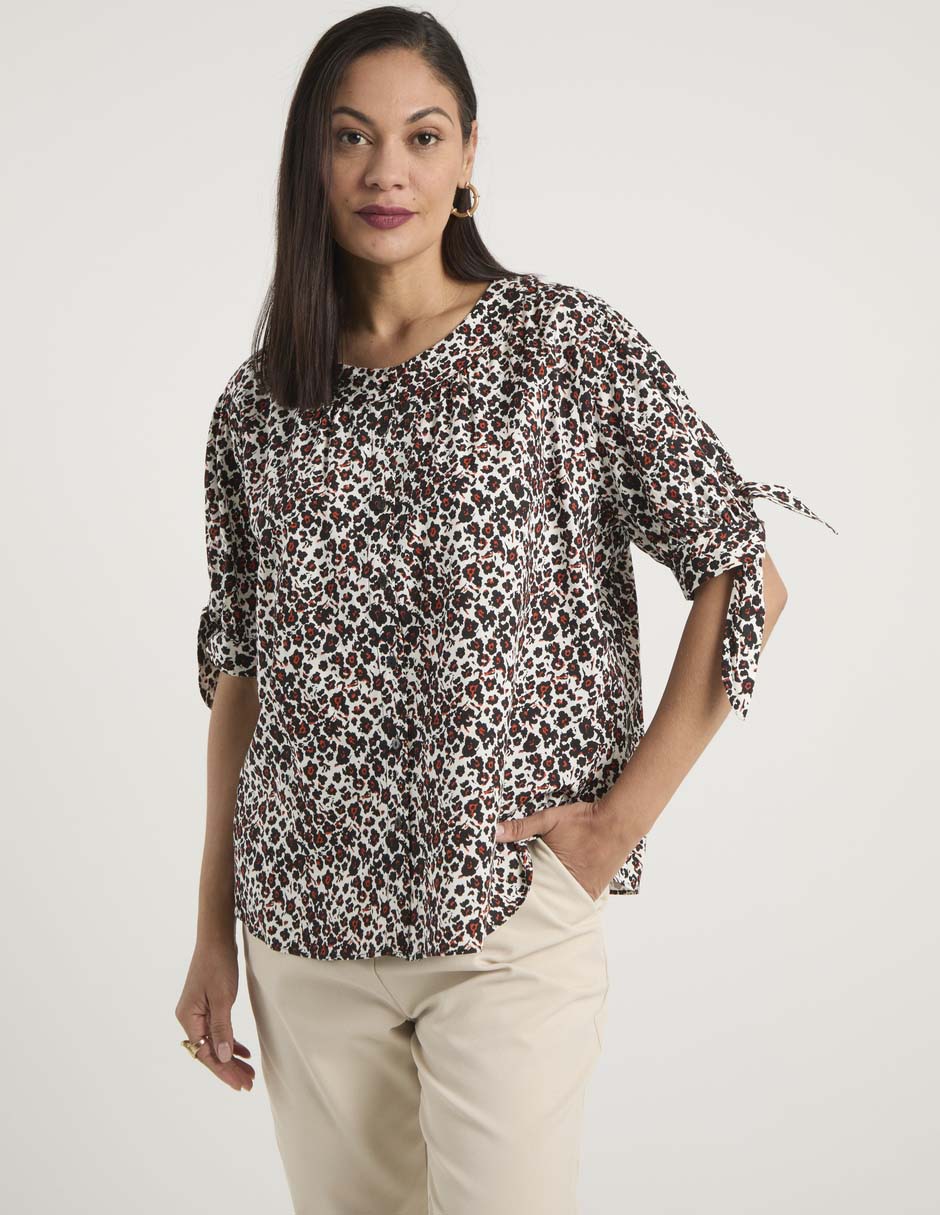 Blusa manga al codo para mujer Blusa manga al codo para mujer