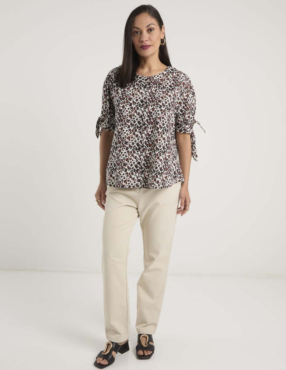 Blusa manga al codo para mujer 3