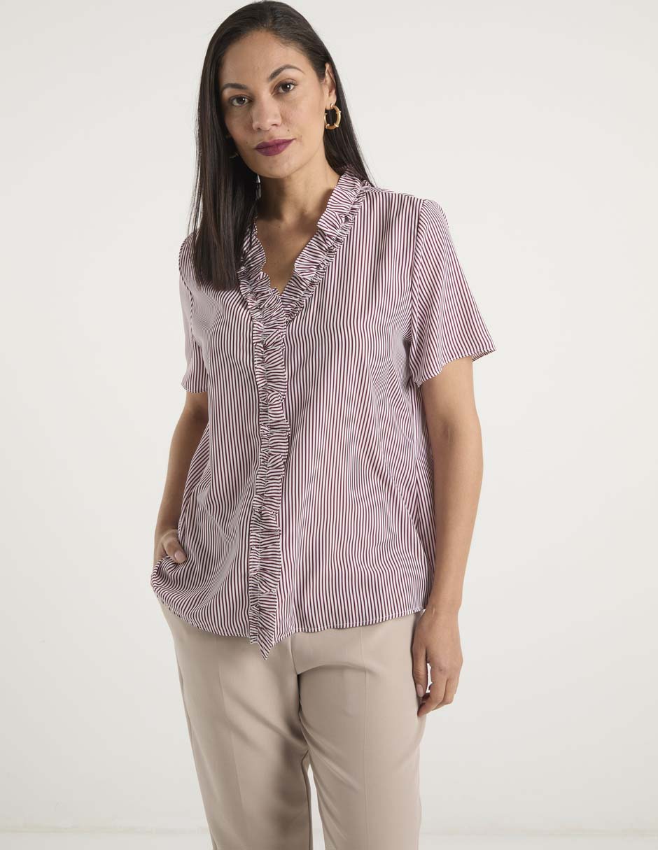 Blusa manga corta para mujer 2