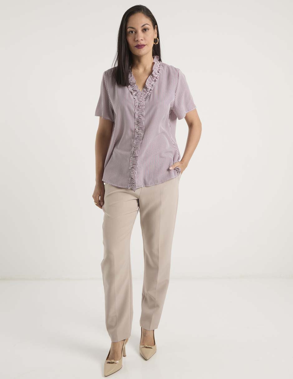 Blusa manga corta para mujer 3