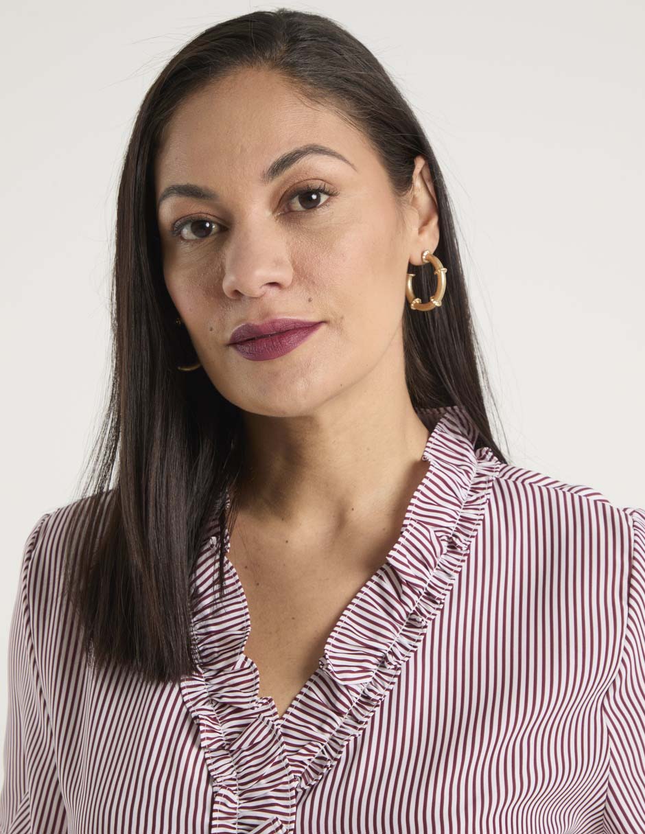 Blusa manga corta para mujer 4